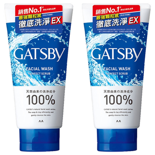 GATSBy 男性黑頭潔淨洗面乳, 130g, 2條