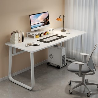 코멧 멀티 데스크 게이밍 컴퓨터 책상 세트 1200 (컴퓨터 받침대+모니터 받침대 포함), 화이트