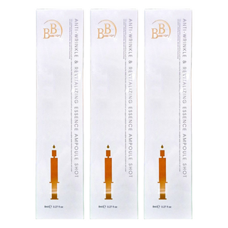 BB AMINO 科研 水光EX極效撫紋彈力安瓶精華 提亮膚色 補充肌膚水分, 8ml, 3個