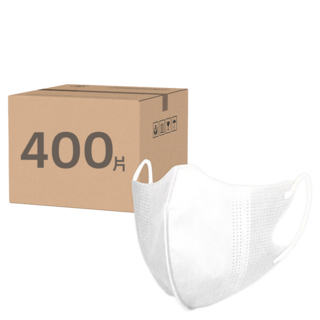 咪咪購物 3D成人立體口罩, 80片, 5盒, 白色