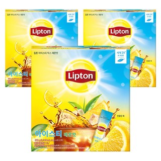 Lipton 立頓 冰茶沖泡粉 檸檬口味, 14g, 40條, 3盒