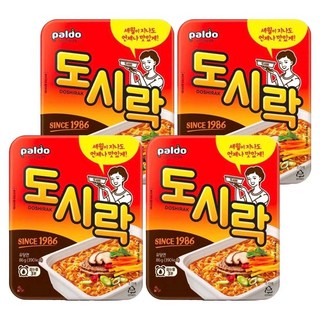 paldo 八道 牛肉風味湯麵便當盒 (86g/390kcal), 4入