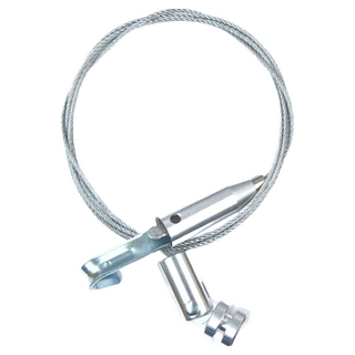 TRENY D吊圖圓輪附鋼索 丸, 1個