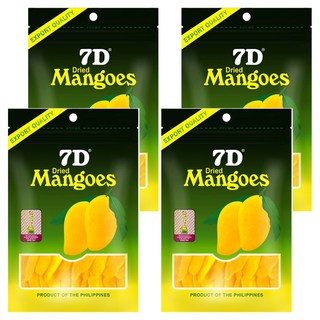 7D Mangoes 宿霧芒果乾，香甜濃厚風味，南國夏日滋味, 70g, 4包