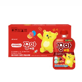 韓國 ivenet 蔬果汁 80ml, 綜合蔬果B口味, 10包