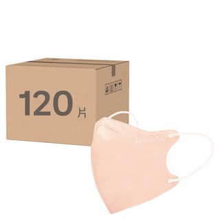 HAOFA 氣密型 N95 立體醫療口罩 M, 30片, 4組, 珊瑚粉
