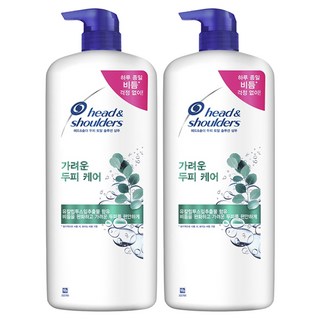 head&shoulders 海倫仙度絲 頭皮癢護理洗髮乳, 1.2L, 2瓶