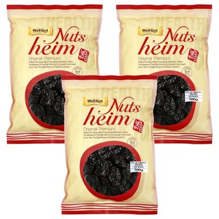 Well Nut 李子乾, 500g, 3包