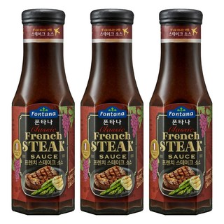 폰타나 프렌치 스테이크 소스, 265g, 3개