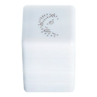 sun-star 可愛動物三連拍浸透印章3件組 刺蝟造型 手帳日記裝飾, 深灰色, 1組