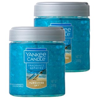 YANKee CANDLe 香氛球 車用芳香劑, 2個, 綠松石天空