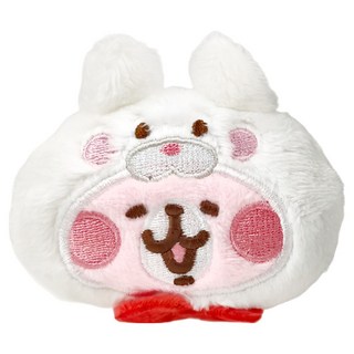 卡娜赫拉的小動物 兔裝手機支架, 絨毛系列, I13-M, 兔兔, 1個