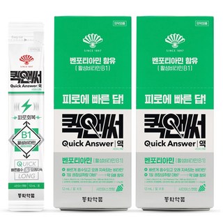 동화약품 피로회복제 퀵앤써액 샤인머스캣향, 96ml, 2개