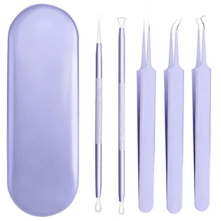 黑頭粉刺護理5件組, 1組, 紫色