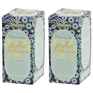 Stassen 司迪生 洋甘菊茶 無咖啡因 防潮包, 1.2g, 25包, 2盒