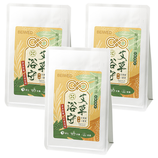 BEIWED 貝薇美學 浴守 泡澡包 艾草香茅 粉末質地 快速釋放草本精華, 56g, 3袋