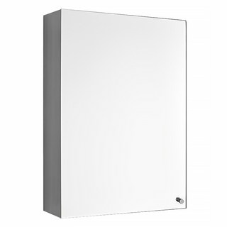 好物良品 單開門封閉壁掛式304不鏽鋼收納鏡櫃 右開門, 1個, 不鏽鋼原色