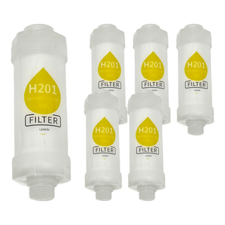 香氛淨水器 檸檬 H2O1 Shower Filter 除氯美膚 含維他命C和十種不同香精油, 6個