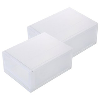 KEYWAY 聯府 抽屜式整理箱 21L, 透明色, 2個