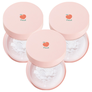SKINFOOD 水蜜桃控油蜜粉 15g, 白色, 3盒