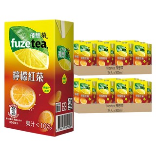 fuzetea 飛想茶 檸檬紅茶, 300ml, 48入