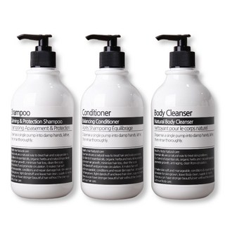 라벨2 욕실 디스펜서 3종 세트, 1세트, 화이트