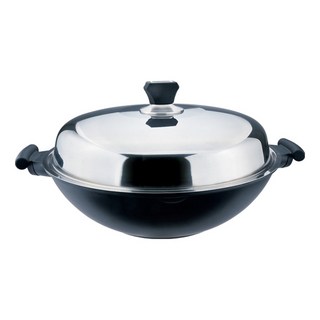 MiyAco 米雅可 礦岩鑄造不沾炒鍋, 36cm, 1個