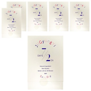 JilGyungYi 質更益 純粹植感私密護理錠 添加益生原, 1.2g, 6包