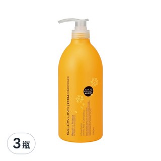 KUMANO 熊野油脂 SALON LINK EXTRA 沙龍級特級護髮素 橘 金木犀桂花香, 1L, 3瓶