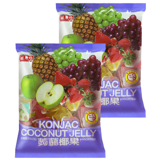 盛香珍 大蒟蒻椰果 綜合, 1kg, 2袋