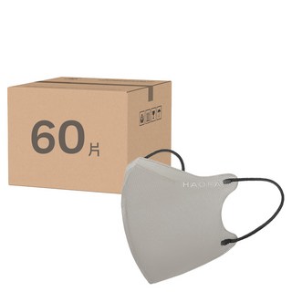 HAOFA N95立體醫療口罩 氣密型 M, 30片, 2個, 鉑石灰