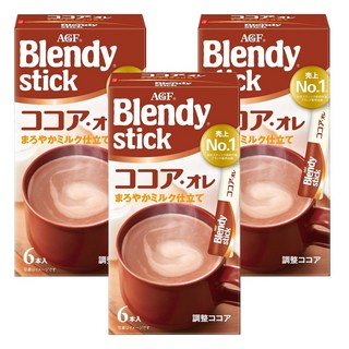 AGF Blendy 可可歐蕾 Set, 10.3g, 6條, 3盒