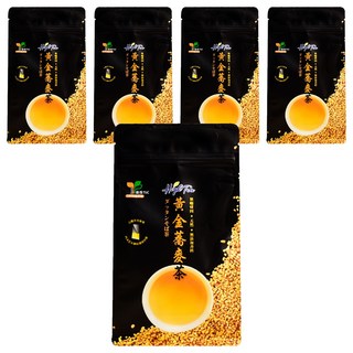 High Tea 伂橙 黃金蕎麥茶 台灣在地 無咖啡因 全年齡適用, 6g, 15包, 5袋