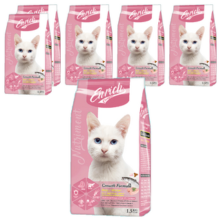 Enrich Champion EC貓糧 幼母貓成長配方 乾飼料, 雞肉 + 鮭魚, 1.5kg, 6袋