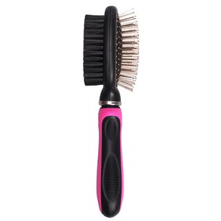 바비온 반려동물 듀얼 핀 브리스틀 브러쉬 215 x 60 x 50 mm, 혼합색상, 1개