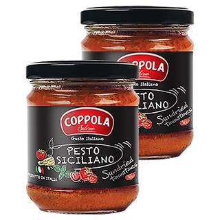 COPPOLA 柯波拉 日曬番茄西西里青醬, 義大利日曬番茄, 無麩質認證, 不含BPA內襯, 180g, 2罐