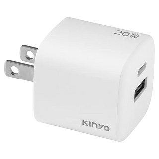 Kinyo 氮化鎵雙孔充電器, PDCB-120W, 1個