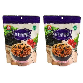 台塑餐飲 紅毛苔香鬆, 口味豐富，素食族必備, 250g, 2包