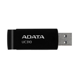 ADATA 威剛 UC310 黑色 USB3.2 無蓋旋轉隨身碟 64GB, 1個