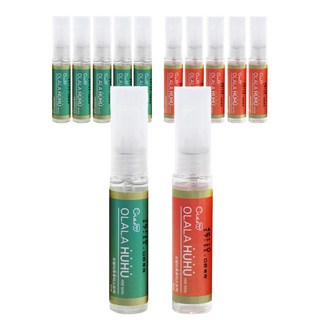 OLaLa Hoohoo 口腔噴霧 薄荷 3入 + 水蜜桃 3入, 2套