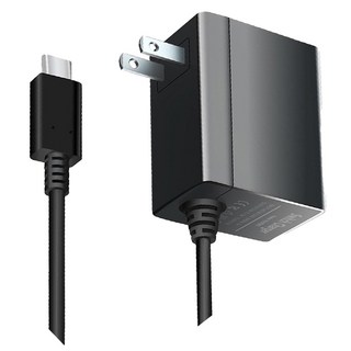 Switch 任天堂 原廠周邊 AC變壓器/充電器, 黑色, 1個, 單一商品