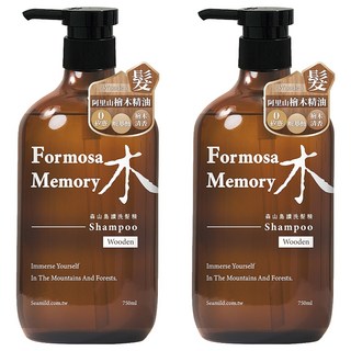 清淨海 森山島讀洗髮精 木, 750ml, 2瓶