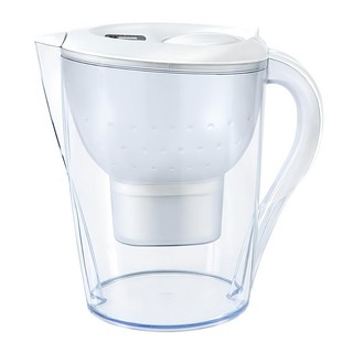 B&S 濾水壺 1壺1芯, 白色, 1組, 3.5L