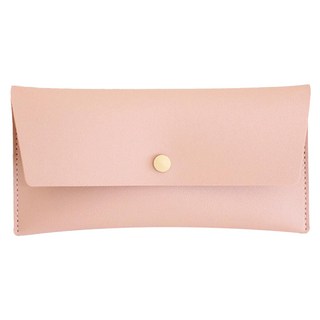 recoz 皮革現金零用錢信封 + 卡片組 玫瑰色(信封) 1組, 1個, 玫瑰(信封)