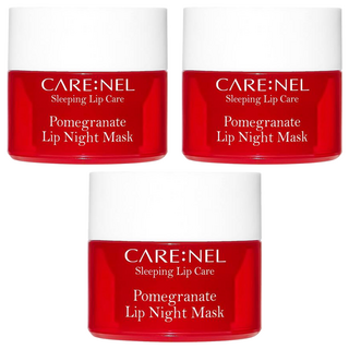 CARE NEL 晚安唇膜旅行 紅石榴 5g 3個, 1盒