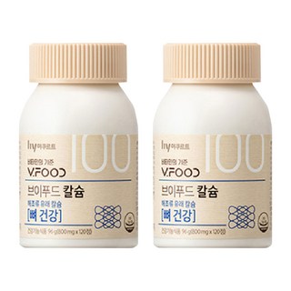 브이푸드 칼슘 영양제, 120정, 2개