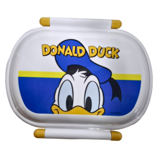 Skater 銀離子橢圓形雙扣便當盒 148 x 123 x 56mm 360ml, 唐老鴨, 1個