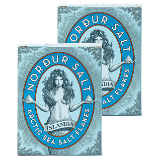 NORDUR 冰島女神 海鹽 原味 北極海鹽薄片, 250g, 2盒