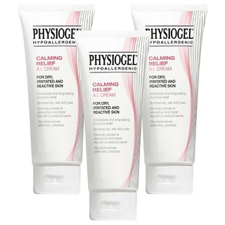 PHYSIOGEL 潔美淨 層脂質安撫修護AI乳霜 100ml 舒緩乾燥、敏感肌膚 長效保濕, 3條