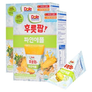 Dole 都樂 鳳梨果汁冰棒 8入, 62ml, 2個